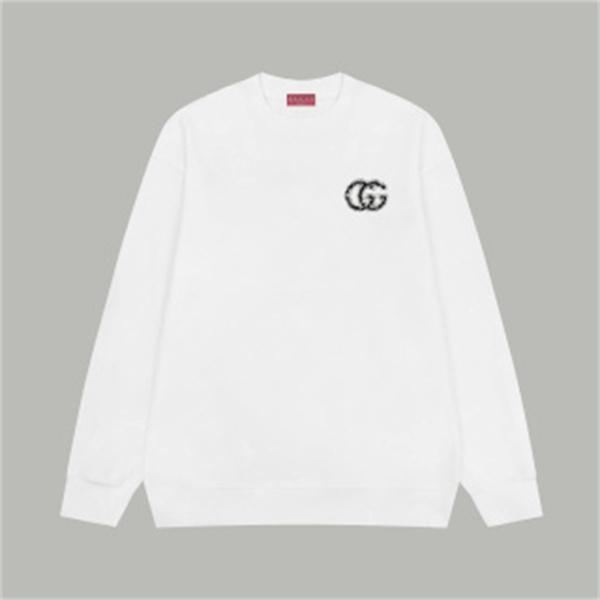 GGクリスタルモチーフ モノトーンデザイン GUCCI グッチ コピー クルーネックスウェット ミニマルスタイル