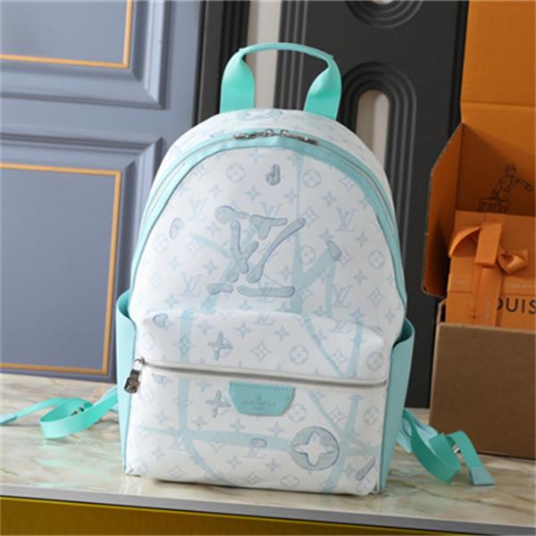 ミントグリーン モノグラム総柄 フロントポケット LOUIS VUITTON ルイヴィトン コピー バックパック 爽やかカラー