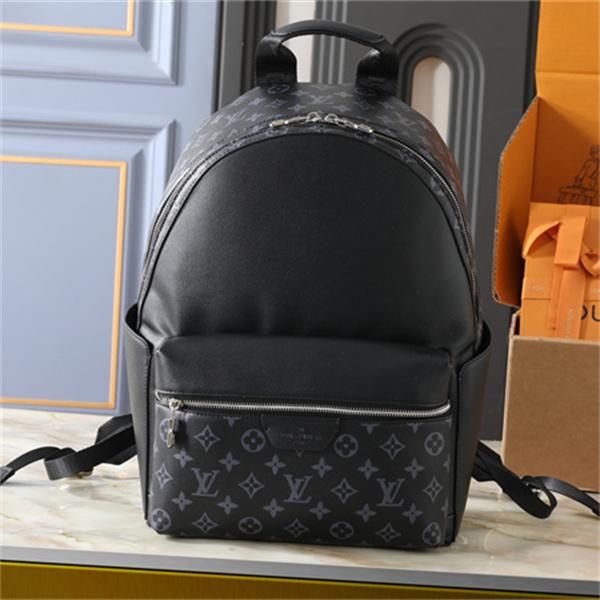 ブラック モノグラムポケット LOUIS VUITTON ルイヴィトン コピー トラベルリュック ダブルジップ
