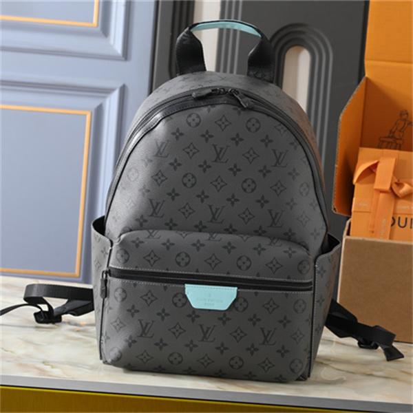 ダークモノグラム ミントブルーアクセント LOUIS VUITTON ルイヴィトン コピー バックパック チャコールモノグラム