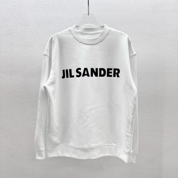 レタリングプリント スウェット JIL SANDER ジル サンダー激安 リブ仕様 クリーンスタイル