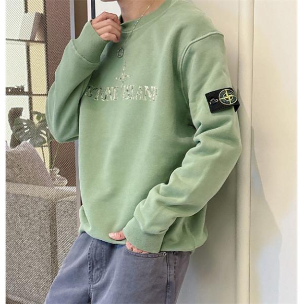 STONE ISLAND ストーンアイランドスウェットコピー人気新作172cm-体重74kgの人がLサイズok