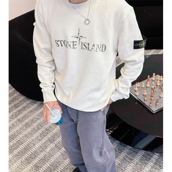 薄い裏起毛STONE ISLAND ストーンアイランドトレーナコピー新作172cm-74kgの人がLサイズok個性的3色