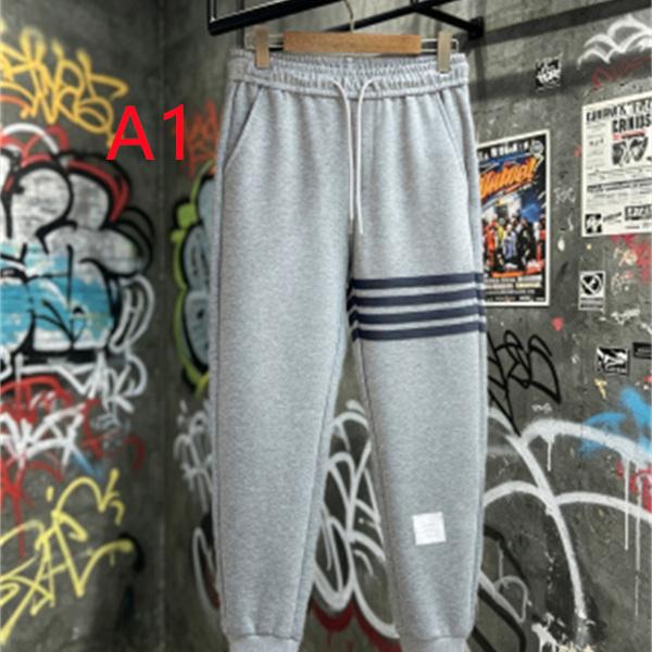 4BARストライプ リブヘム THOM BROWNE トム ブラウン コピー ジョガーパンツ アイビーSport