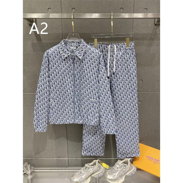 FF襟 ジップジャケット イージーパンツ FENDI フェンディ コピー セットアップ レトロスポーツ