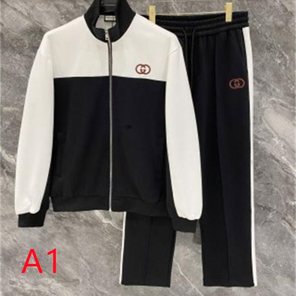 バイカラートラックジャケット GGモチーフ イージーパンツ GUCCI グッチ コピー セットアップ レトロスポーツ