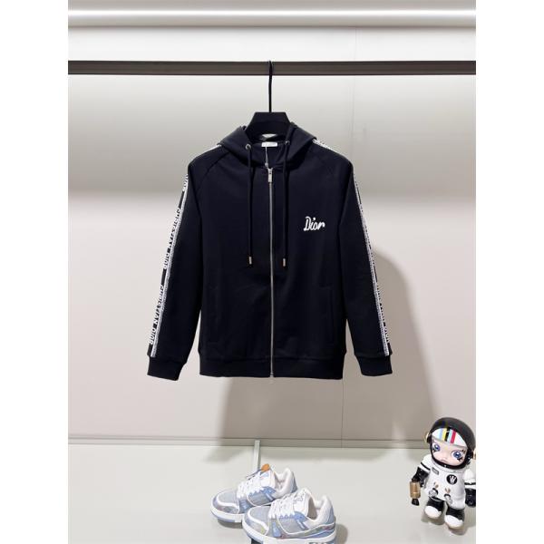 ロゴサイドテープ ジップパーカー ジョガーパンツ DIOR ディオール コピー セットアップ トラックカジュアル