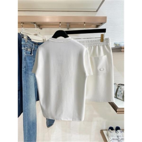 ミニマルデザイン 半袖Tシャツ ショートパンツ BALENCIAGA バレンシアガ コピー セットアップ アーバンカジュアル