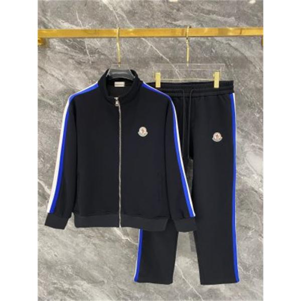 トリコロールライン スタンドカラー アイコンワッペン MONCLER モンクレール コピー セットアップ フレンチスポーツ