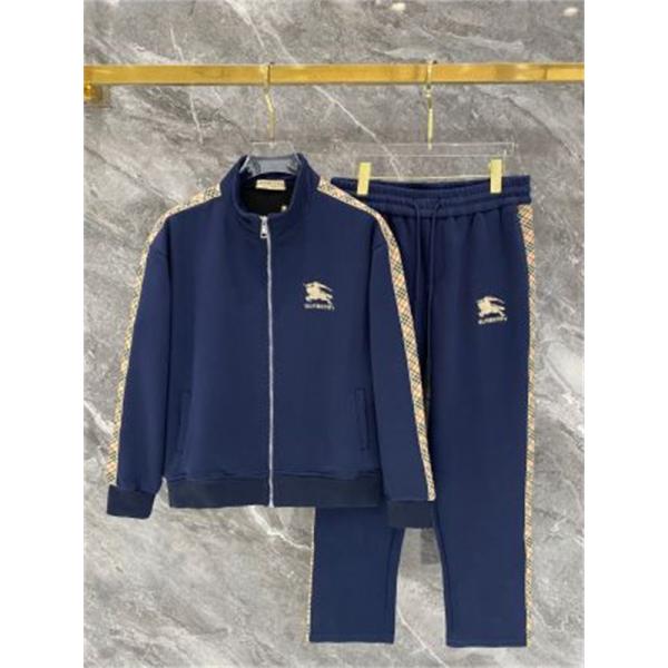 英国スポーツ チェック切替 ナイトモチーフ BURBERRY バーバリー コピー トラックセットアップ レトロプレッピー