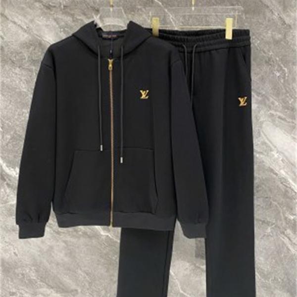 LVワンポイント ミニマルスポーツ ジップセットアップ LOUIS VUITTON ルイヴィトン コピー セットアップ アーバンカジュアル