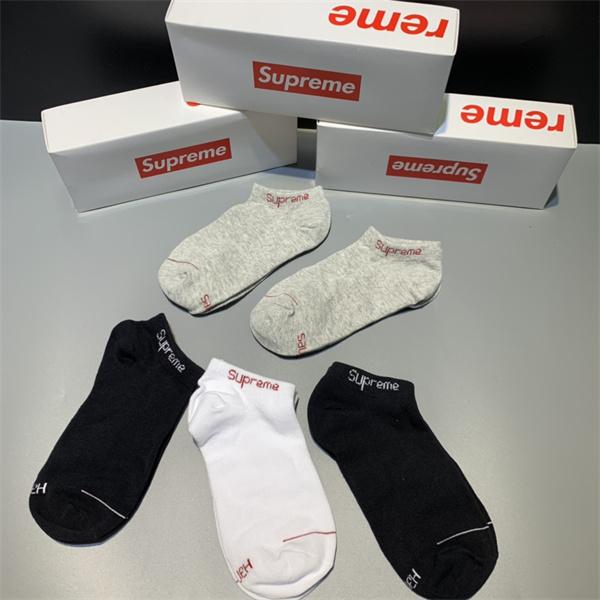 お買い得安い☆ Supreme 26SS 激安新作シュプリームソックスコピー定番5点セット