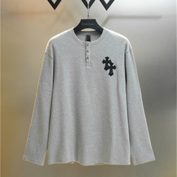 ゴシックアクセント クロスデザイン CHROME HEARTS クロムハーツ コピー 長袖カットソー デイリーカジュアル
