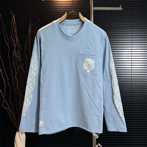 スリーブグラフィック ポケットデザイン CHROME HEARTS クロムハーツ コピー 長袖Tシャツ アートストリート