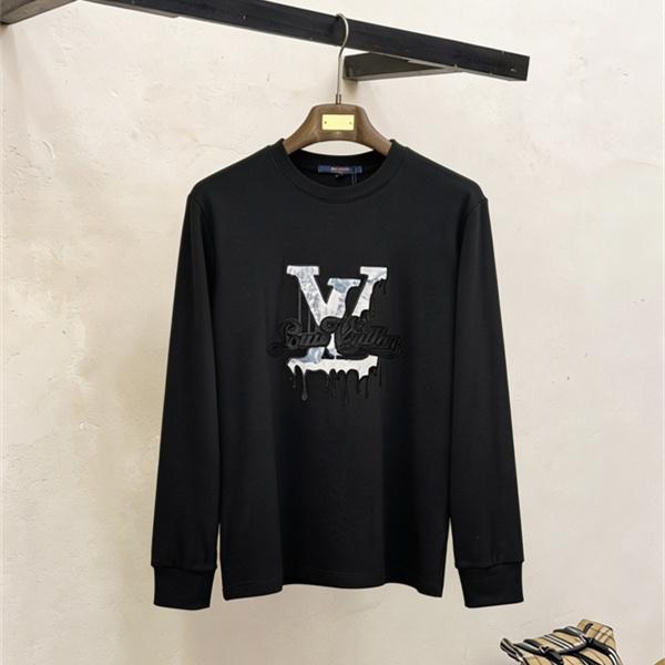 ビッグV ドリップデザイン グラフィック映え LOUIS VUITTON ルイヴィトン コピー 長袖Tシャツ ストリートアート