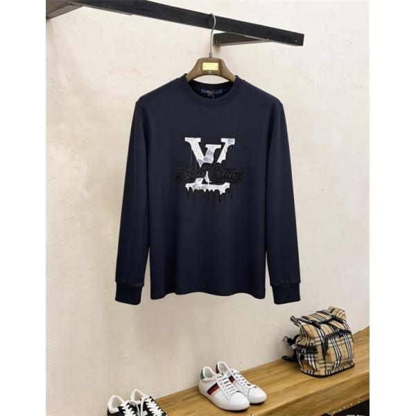 ビッグV ドリップデザイン グラフィック映え LOUIS VUITTON ルイヴィトン コピー 長袖Tシャツ ストリートアート