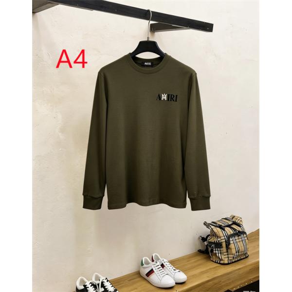 アーバンベーシック スモールレタリング シンプル仕様 AMIRI アミリ コピー 長袖Tシャツ ミニマルカジュアル