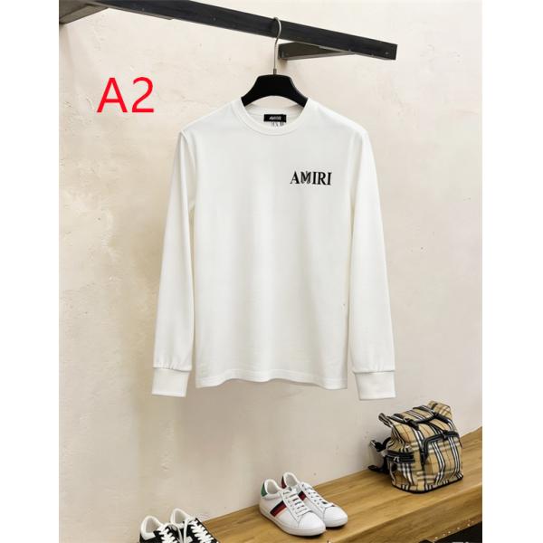 アーバンベーシック スモールレタリング シンプル仕様 AMIRI アミリ コピー 長袖Tシャツ ミニマルカジュアル