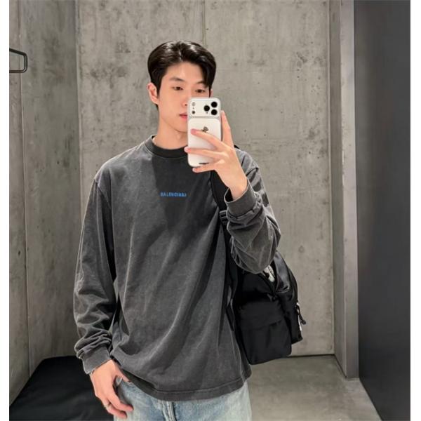 大きいサイズ 秋冬BALENCIAGAバレンシアガ長袖ｔシャツコピー 2026トレンド  ユニセックス