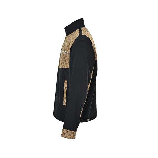 レトロスポーツ モノグラムパネル スタンドカラー GUCCI グッチ コピー ジップジャケット デイリーカジュアル
