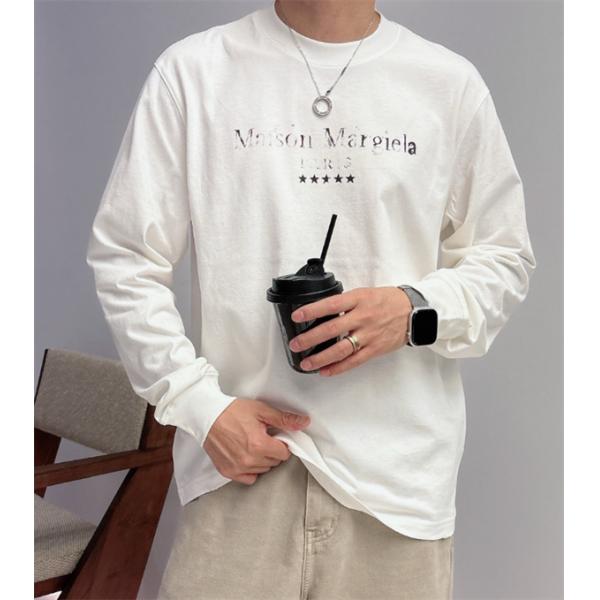 ☆MM6人気トレンド2026秋冬Maison Margiela メゾン マルジェラ長袖ｔシャツコピーエレガント