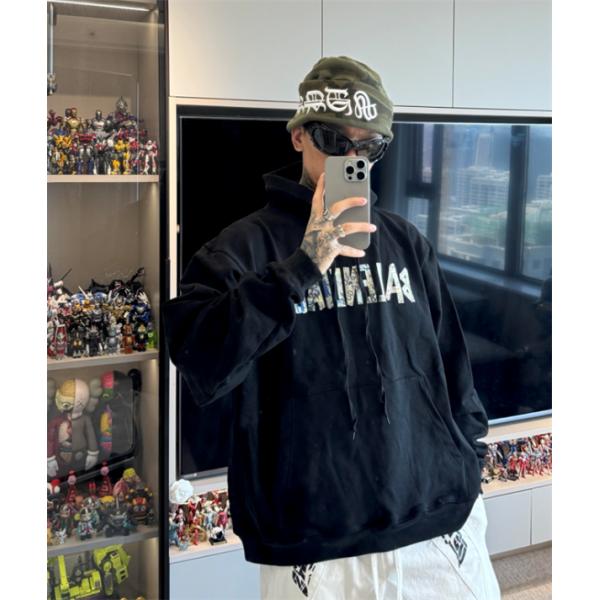 個性的バレンシアガパーカーコピー♥BALENCIAGA Silver Tape人気おしゃれユニセックス