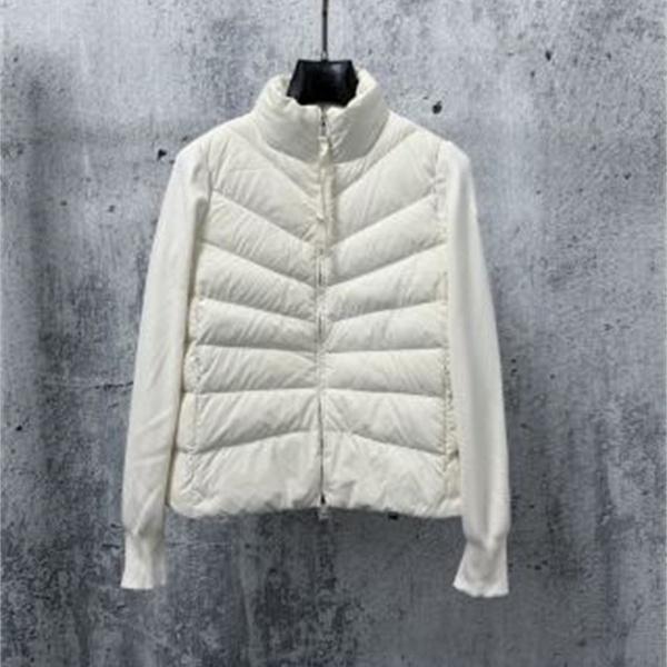 リブネック ニット切替 ショート丈 MONCLER モンクレール コピー レディースダウンジャケット アーバンカジュアル