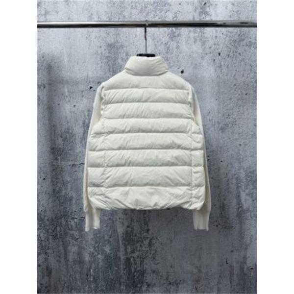 リブネック ニット切替 ショート丈 MONCLER モンクレール コピー レディースダウンジャケット アーバンカジュアル