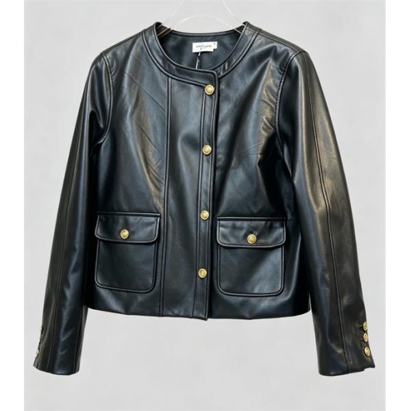 YSL新作♥Saint Laurent サンローランレザージャケットコピー個性的エレガント美品