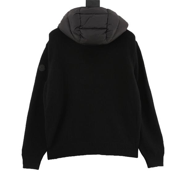 スポーティーモード ブラック ハイブリッド MONCLER モンクレール コピー ジャケット デイリーカジュアル