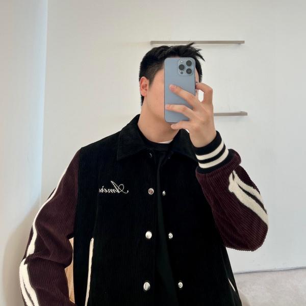 ボーンスリーブジャケット AMIRI 激安 アミリ コーデュロイ カレッジ 人気上昇