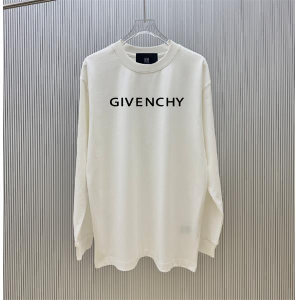 ♥オーバーサイズ ♥GIVENCHY ジバンシー長袖ｔシャツコピー2026エレガント秋冬新作黒色ホワイト色