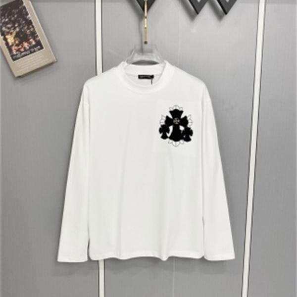 存在感アップ バッククロスデザイン CHROME HEARTS クロムハーツ コピー ロンT ストリートスタイル
