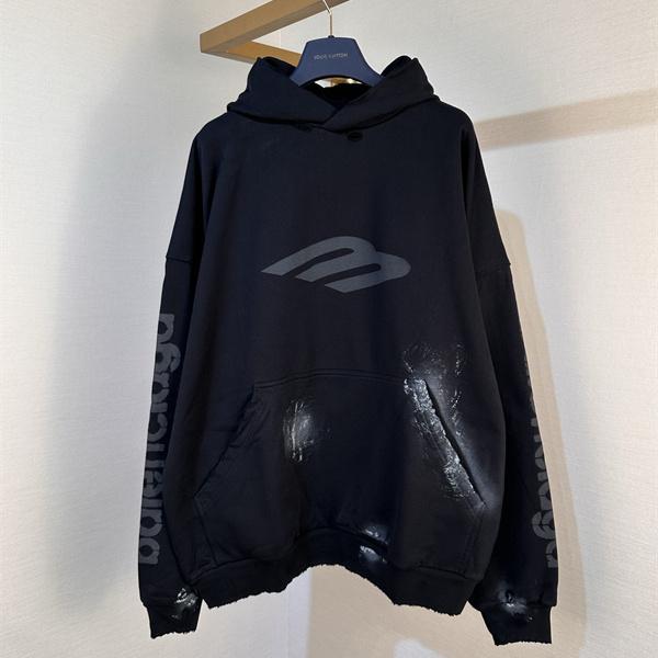 モードストリート スリーブグラフィック BALENCIAGA バレンシアガ コピー フーディー メンズカジュアル