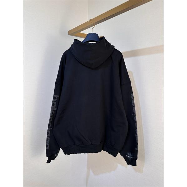 モードストリート スリーブグラフィック BALENCIAGA バレンシアガ コピー フーディー メンズカジュアル