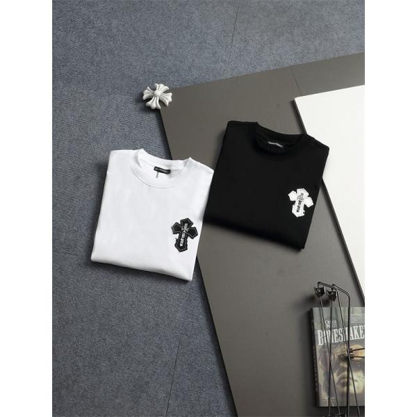 ダークストリート CHROME HEARTS 激安 ロンT クロムハーツ ビッグクロスデザイン