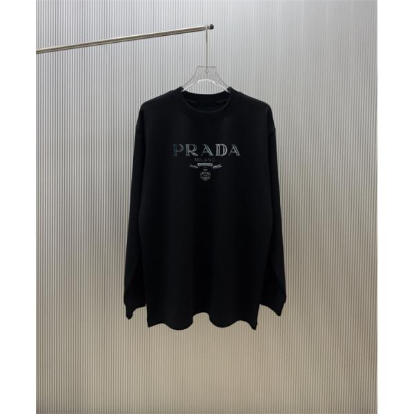 シティカジュアル ワイドシルエット PRADA プラダ コピー 長袖Tシャツ アーバンカジュアル