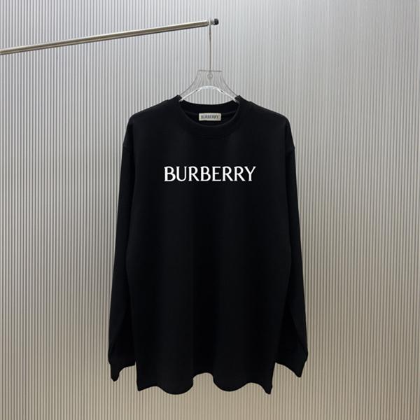 英国ミニマル フロントレタリング BURBERRY バーバリー コピー ロンT メンズカジュアル