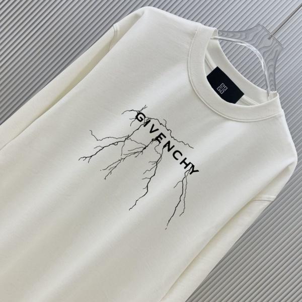 フロントグラフィック ロンT ジバンシィ激安 クラックアート GIVENCHY 人気上昇