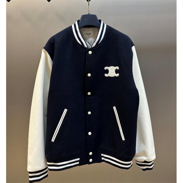 人気品質保証CELINE♥セリーフジャケットコピーベースボールジャケット スタジャン 手洗いまたはドライクリーニング推奨  