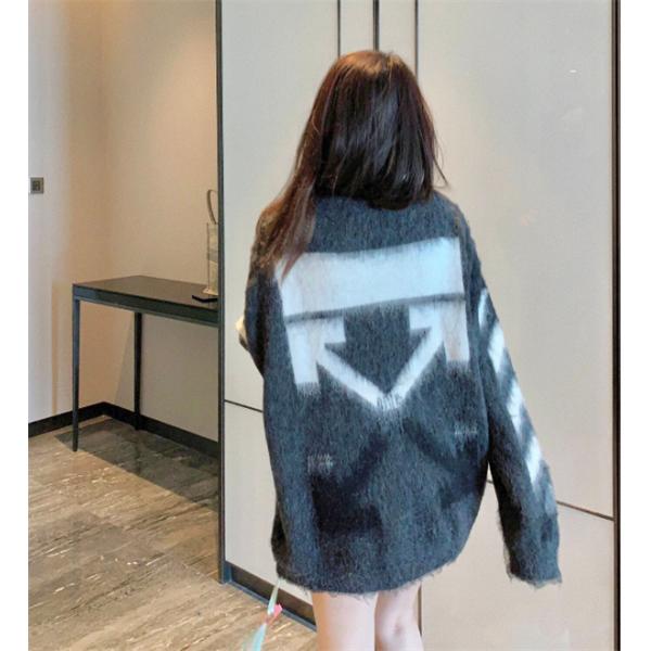 お洒落快適2026トレンド♥Off-White オフホワイトセーターコピーユニセックス