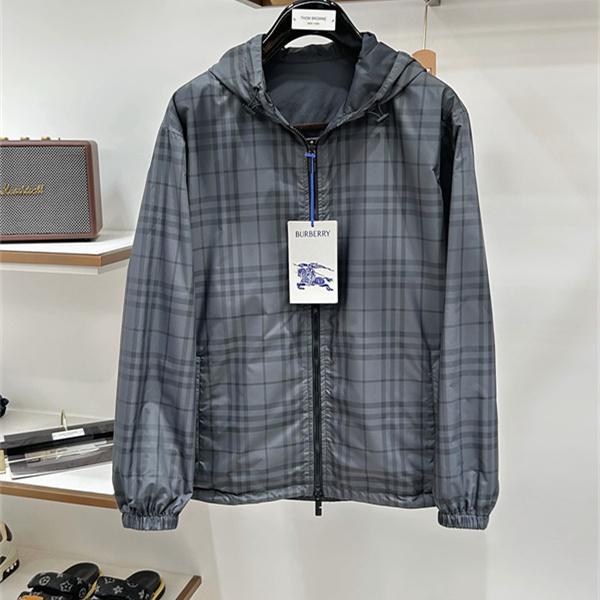 総柄チェック 都会派スタイル BURBERRY バーバリー コピー フードジャケット アーバンカジュアル