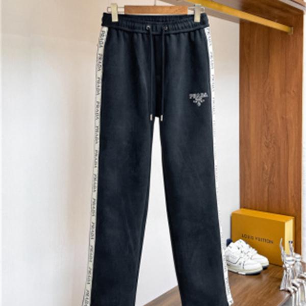 サイドロゴテープ スポーツミックス PRADA プラダ コピー トラックパンツ メンズスポーツ