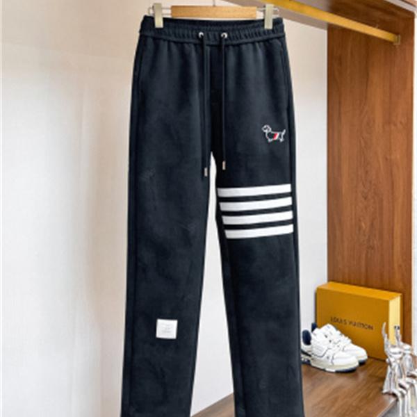 4BAR ドッグ刺繍 プレッピースポーツ THOM BROWNE トムブラウン コピー スウェットパンツ メンズプレッピー