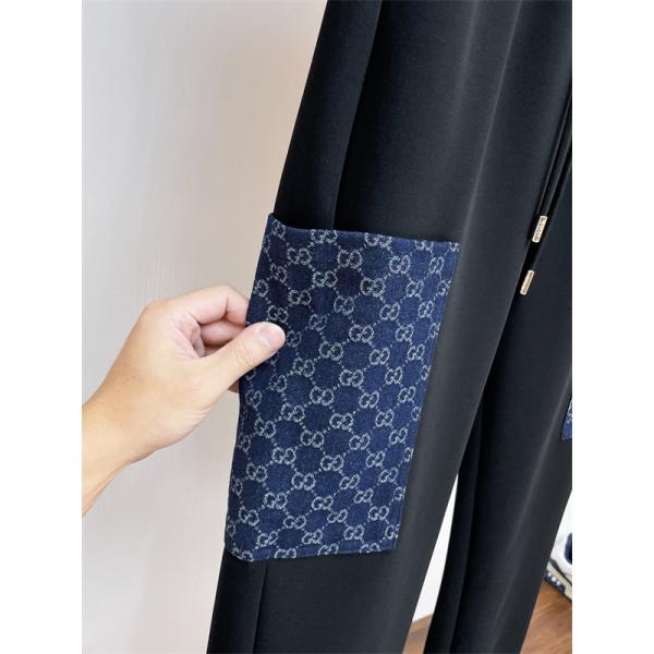 GG総柄パネル ストリート注目 GUCCI グッチ コピー スウェットパンツ メンズストリート