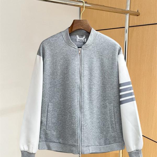 4BARライン プレッピースポーツ THOM BROWNE トムブラウン コピー ジップブルゾン メンズプレッピー