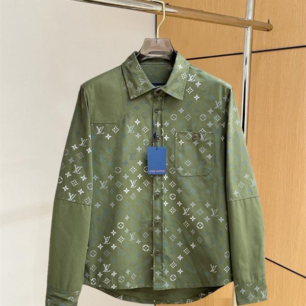 人気上昇 胸ポケット仕様 LOUIS VUITTON ルイヴィトン コピー シャツジャケット デイリーカジュアル