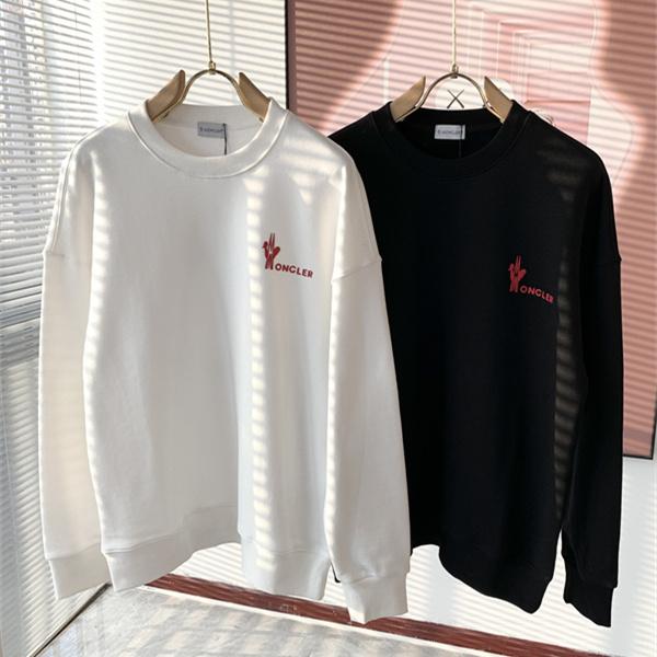レッド刺繍 人気上昇 MONCLER モンクレール コピー スウェットシャツ メンズアーバン