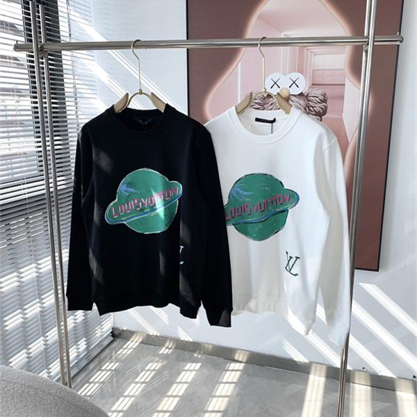 星球モチーフ レトログラフィック Louis Vuitton ルイヴィトン コピー クルーネックスウェット メンズストリート