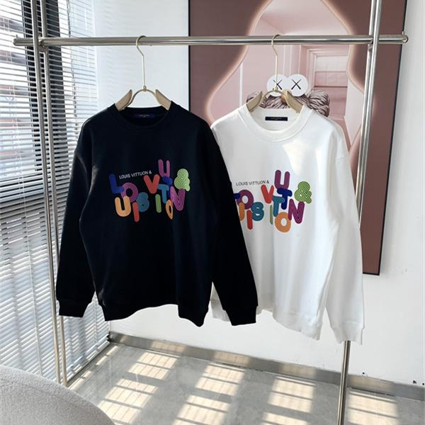 カラーレタリング 人気上昇 Louis Vuitton ルイヴィトン コピー スウェット メンズストリート